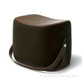 Tabouret ottoman fantaisie en cuir pour le design d&#39;intérieur